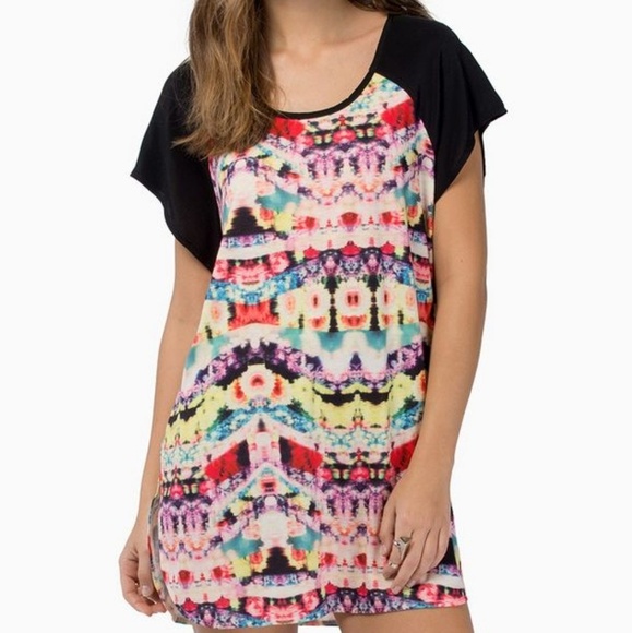 MinkPink Spring Wave Tunic Dress small - Picture 1 of 7